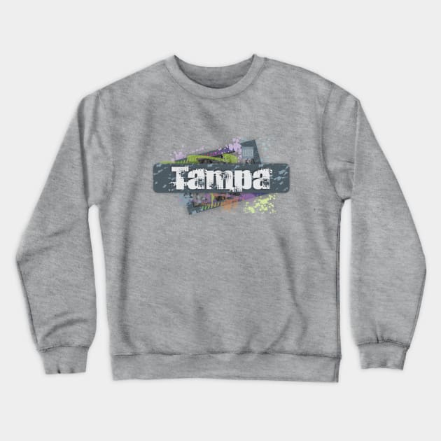 Tampa Crewneck Sweatshirt by Dale Preston Design